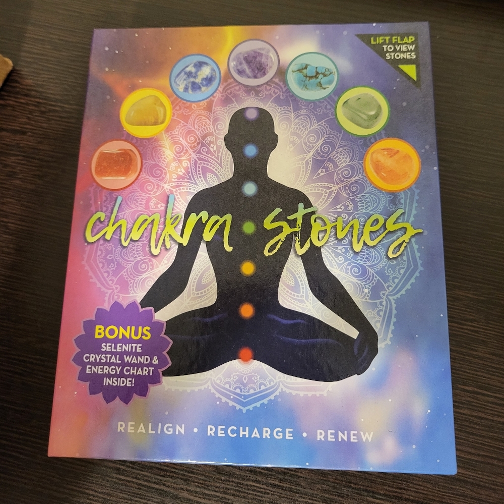 New Chakra Stones & Selenite Set